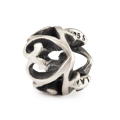 From the Heart Silver Bead