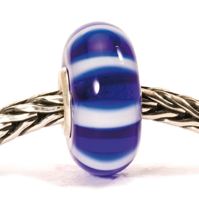 Blue Stripe Bead