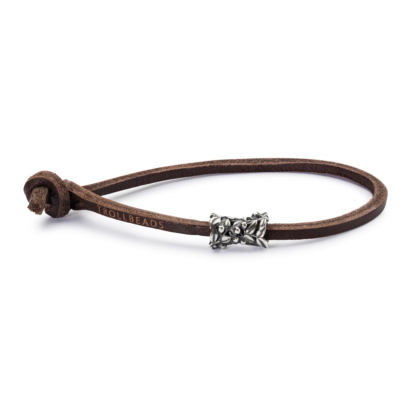 Single Leather Bracelet, Brown