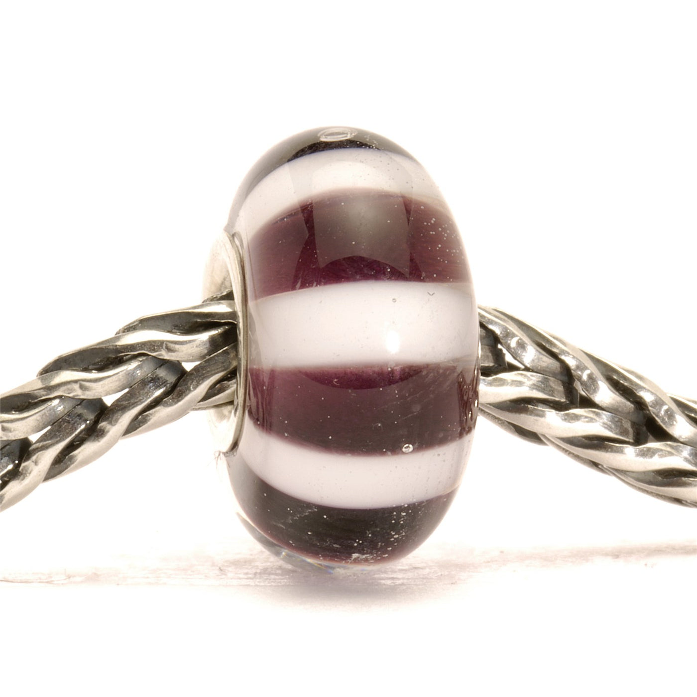 Black and White Stripes Bead