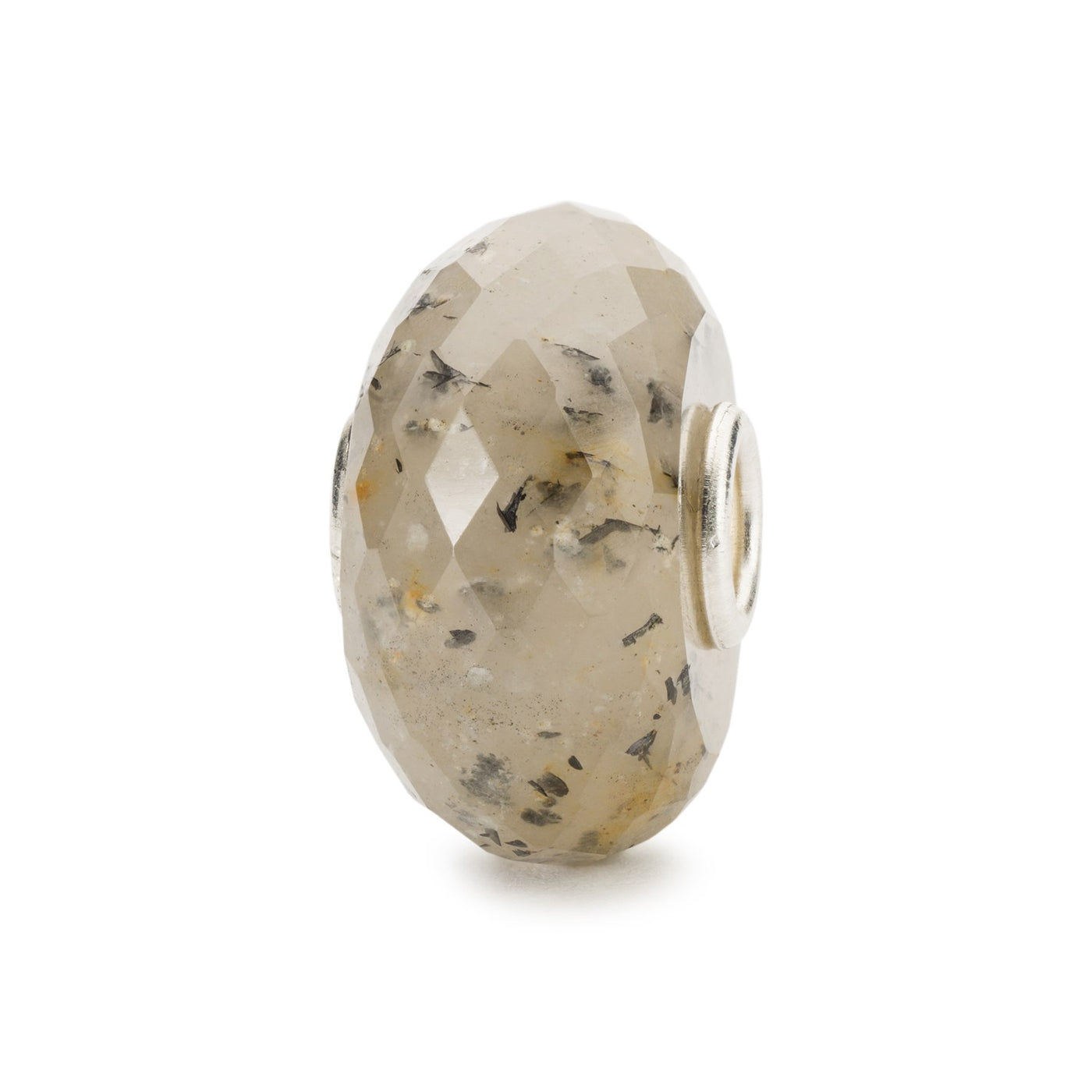 Natural Grey Quartz Bead