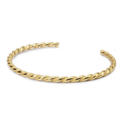 Twisted Gold Plated Bangle