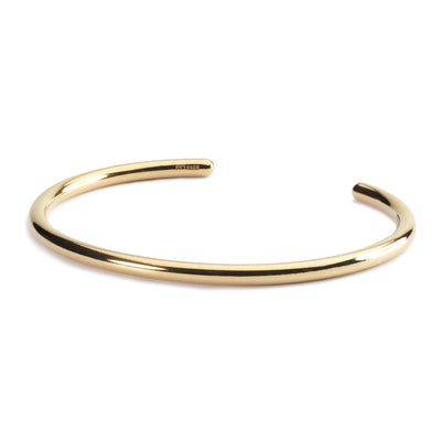 Twisted Gold Bangle with Pyrite