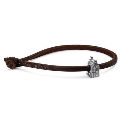 Single Leather Bracelet, Brown